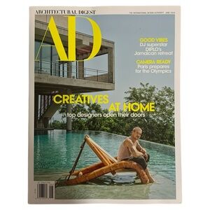 Architectural Digest Magazine June 2024 Creatives At Home Diplo Paris Olympics